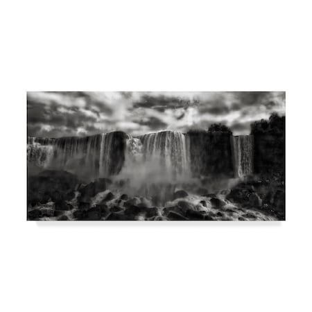 Yvette Depaepe 'Niagaras Cave Of The Winds' Canvas Art,24x47